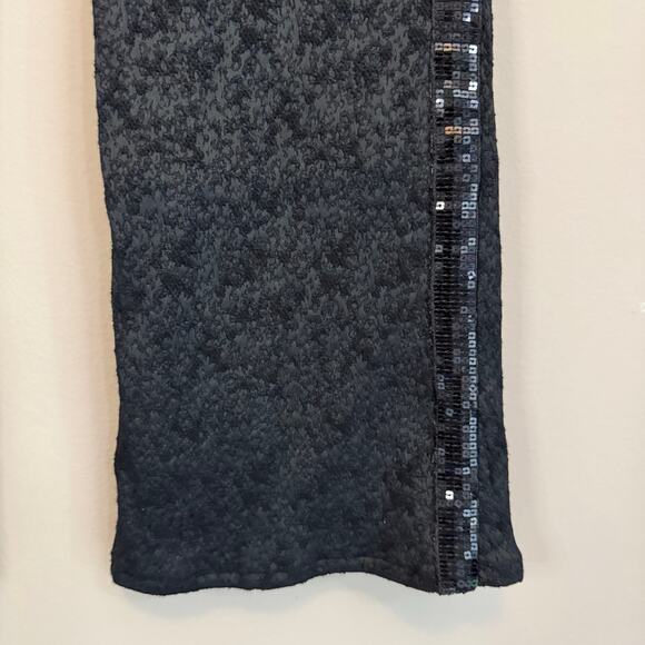 Marios Schwab Dress Pants Womens 10 Black Evening Sequin Party Designer Luxury - Picture 4 of 6